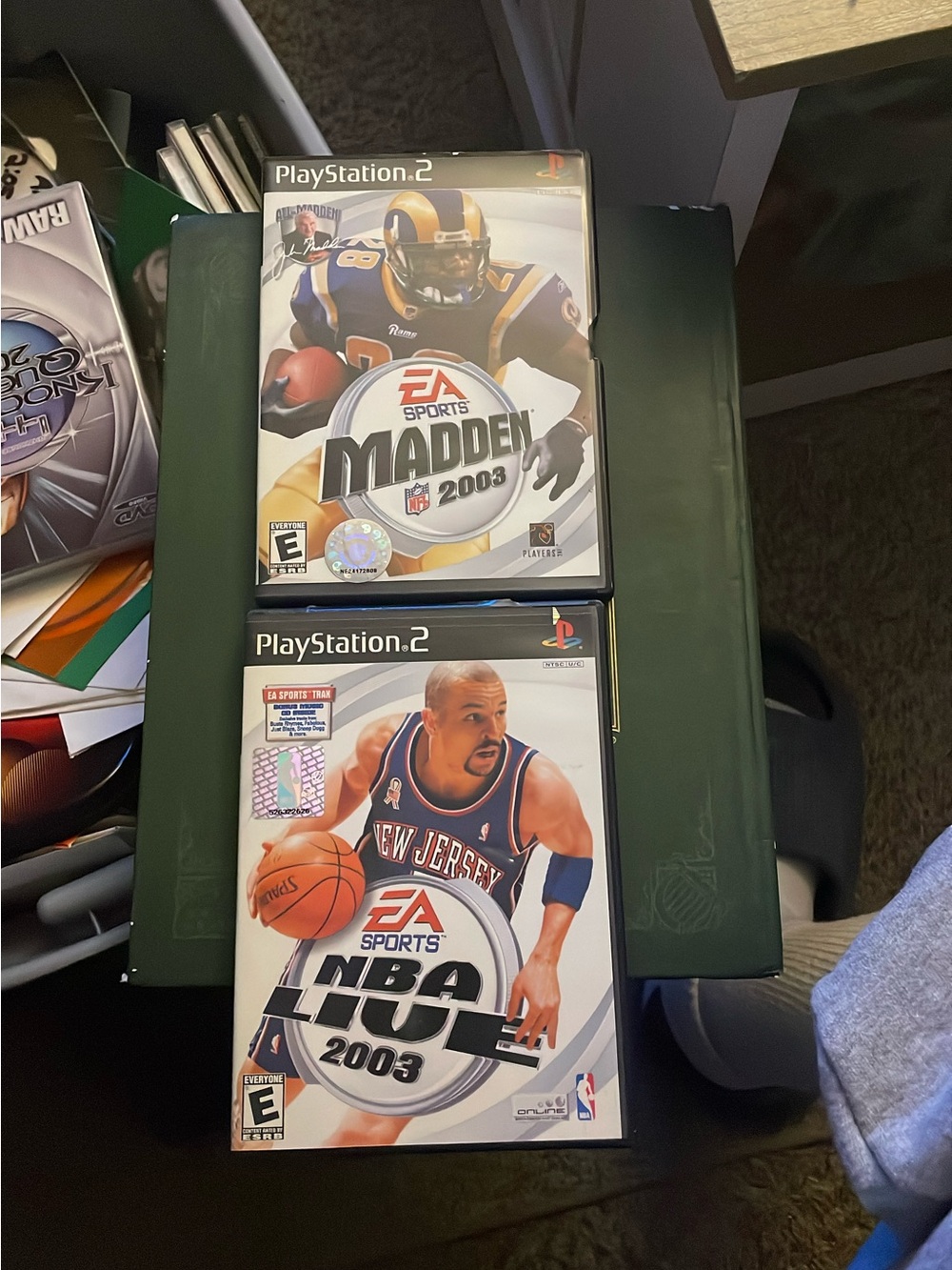 Sony PlayStation 2 Sports Game Duo — Black & White Covers